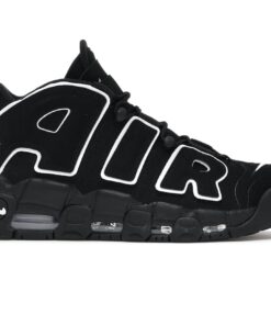 Baskets Sport pour Hommes Mode Sneakers – Noir/Blanc- (AIR-More 2)
