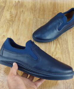 Ballerine pour Homme  – haute finition et haute qualité Bleu(0600)