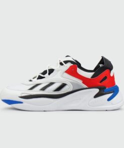 Baskets Sport Pour Hommes Mode Sneakers  - Premium Adiplus - Blanc/Rouge/Noir