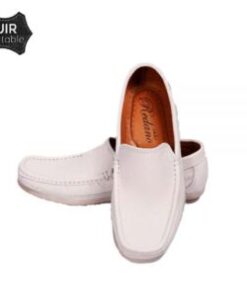 Mocassin Pour Hommes haute finition et haute qualité -100% Cuir- Beige(370)