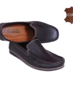 Mocassin Pour Hommes haute finition et haute qualité -100% Cuir- Marron (380)