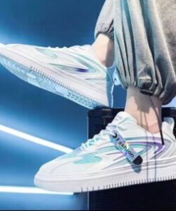 Baskets Sport pour Hommes Mode Sneakers - BLANC - (FA32)