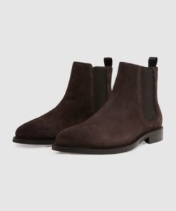 Bottines pour Hommes – Haute finition et haute qualité -Daim-Marron (270)