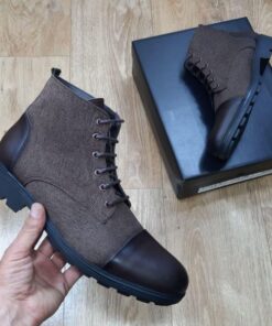 Bottines pour Hommes – Haute finition et haute qualité – Marron(KD19)