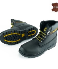 Bottines pour Hommes – Haute finition et haute qualité -Noir (SM350)