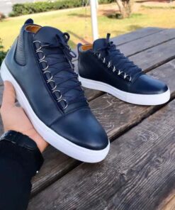 Baskets Sport pour Hommes Mode Sneakers Bleu- (F13)