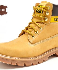 Bottines pour Hommes – Haute finition et haute qualité -Camel (SM350)